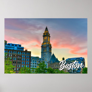 Historic Boston, Massachusetts, USA Poster