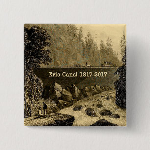 Historic Erie Canal Bicentennial Years Button