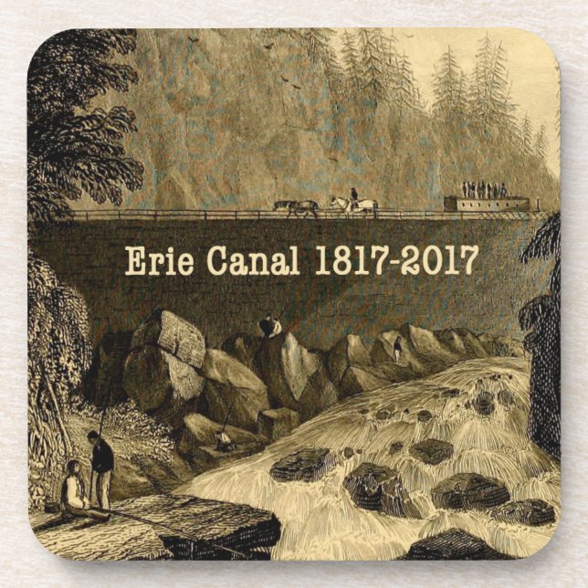 Historic Erie Canal Bicentennial Years Getränkeuntersetzer (Vorderseite)