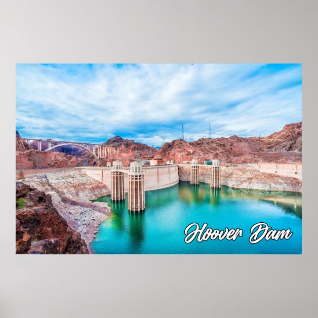 Historic Hoover Dam, Nevada, USA Poster (Vorne)