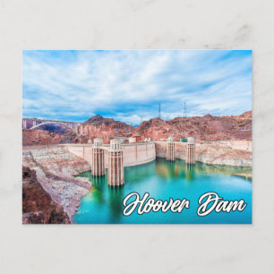 Historic Hoover Dam, Nevada, USA Postkarte