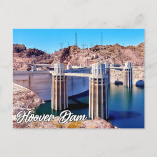 Historic Hoover Dam, Nevada, USA Postkarte