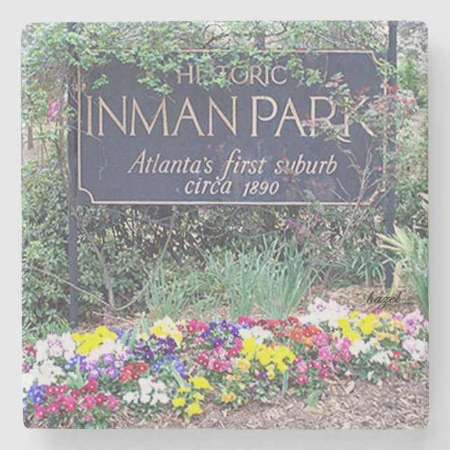 Historic Inman Park, Atlanta, Georgia, Untersetzer (Vorderseite)