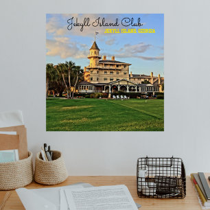 Historic Jekyll Island Club in Georgia Lowcountry Poster
