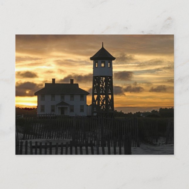 Historic Life Rettend Station #166 Postkarte (Vorderseite)