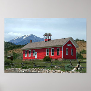 Historic Maysville School, Colorado Poster