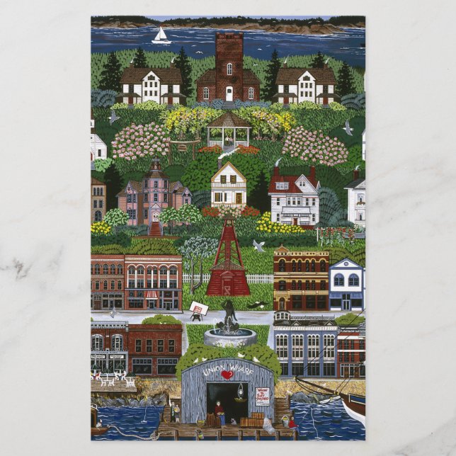 Historic Port Townsend, Washington Briefpapier (Vorderseite)