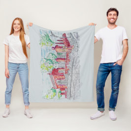 Historic Red Brick Entrance Fleecedecke