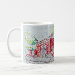 Historic Red Brick Entrance Kaffeetasse