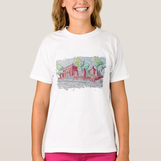 Historic Red Brick Entrance T-Shirt (Vorderseite)