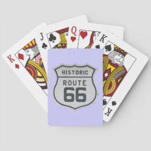HIstoric Route 66 Sign Playing Cards Spielkarten
