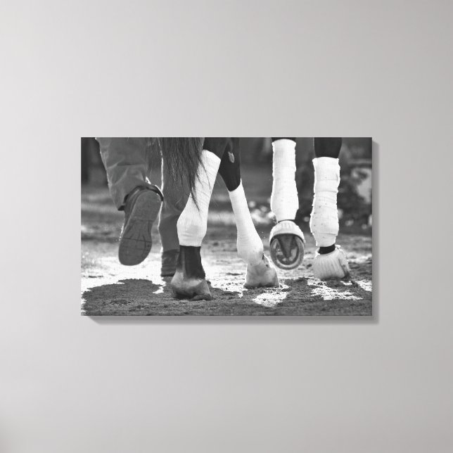 Historic Saratoga Race Course-Step Nicely Leinwanddruck (Vorderseite)