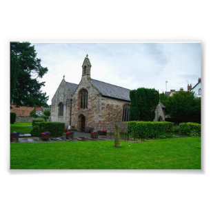 Historic St. Asaph Parish Church, North Wales Fotodruck