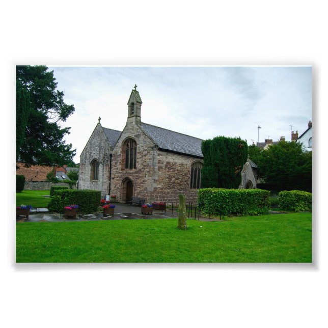 Historic St. Asaph Parish Church, North Wales Fotodruck (Vorne)