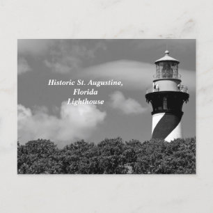 Historic St. Augustine, Florida Lighthouse Feiertagspostkarte