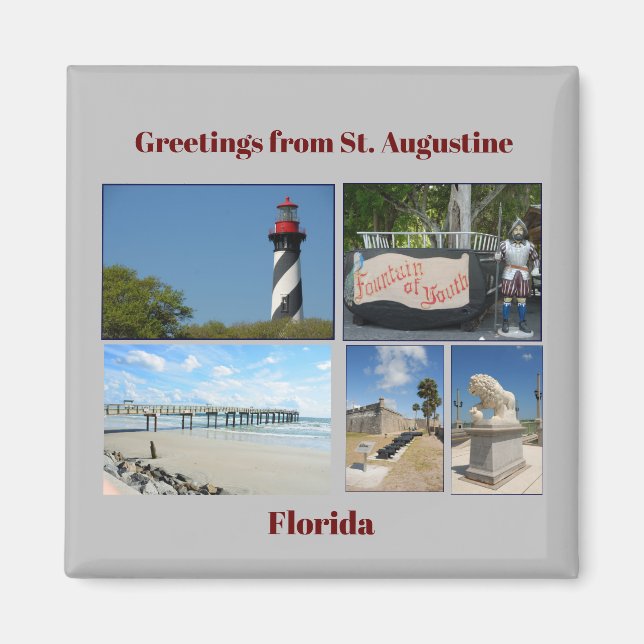Historic St. Augustine, Florida Magnet (Vorne)