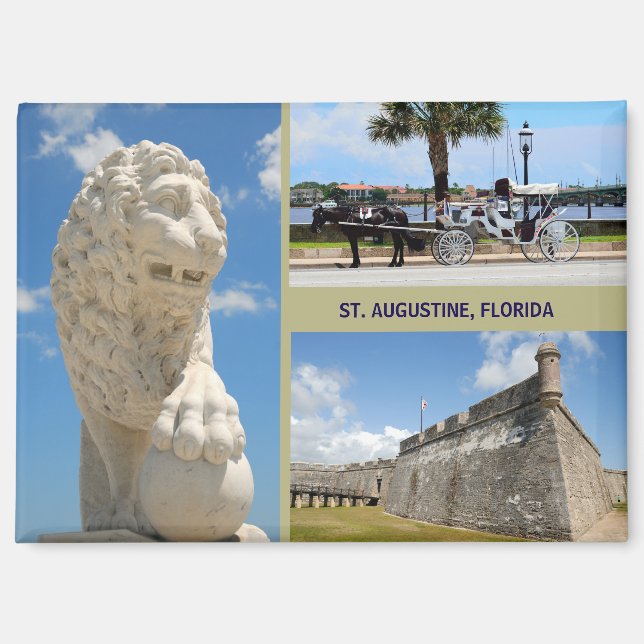 Historic St. Augustine, Florida Magnet (Vorderseite)