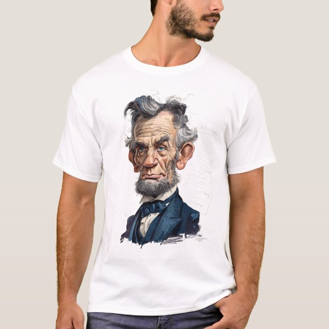 Historic Statesman Caricature — 19th-Century  T-Shirt (Vorderseite)