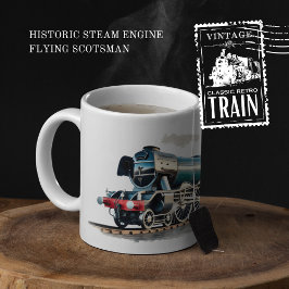 Historic Steam Motor Flying Scotsman Zweifarbige Tasse
