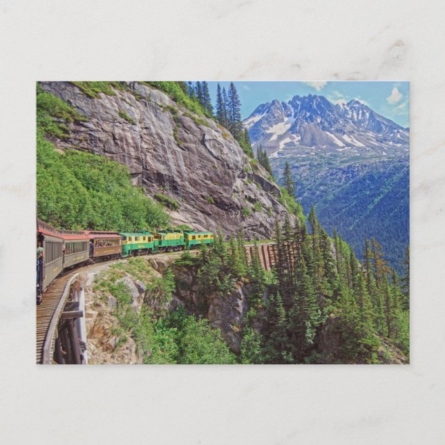 Historic Yukon Train, Kanada Postkarte (Vorderseite)