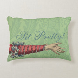 Historical Romance Manicule Pretty Accent Pillow Dekokissen
