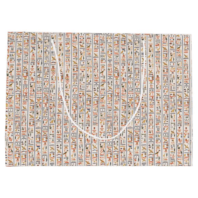 Historie alter Schriftzeichen Große Geschenktüte (Rückseite)