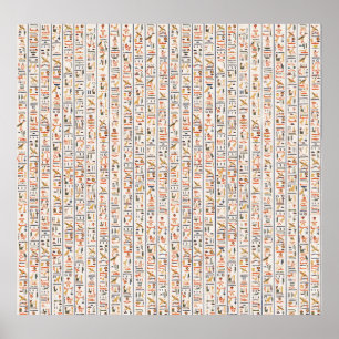 Historie alter Schriftzeichen Poster