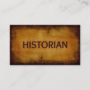 Historiker Antiquität Geschäftskarte Visitenkarte