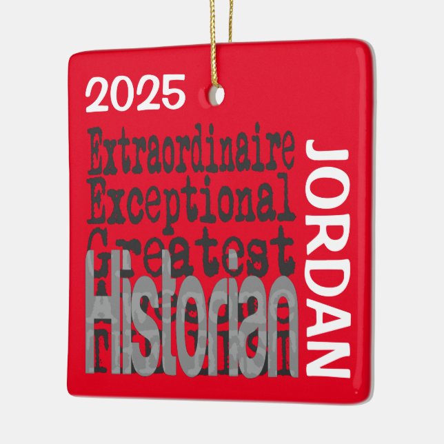 Historiker Extraordinär CUSTOM Keramikornament (Links)