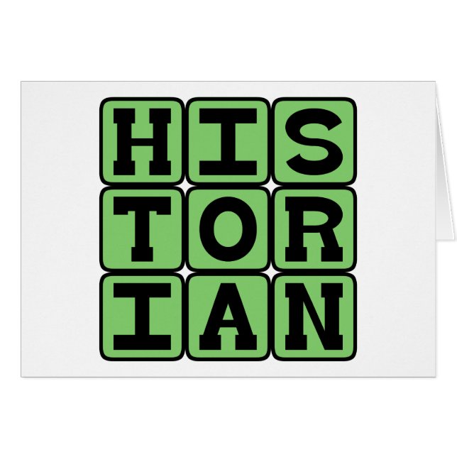 Historiker, Geschichtsbewahrer (Vorderseite (Horizontal))