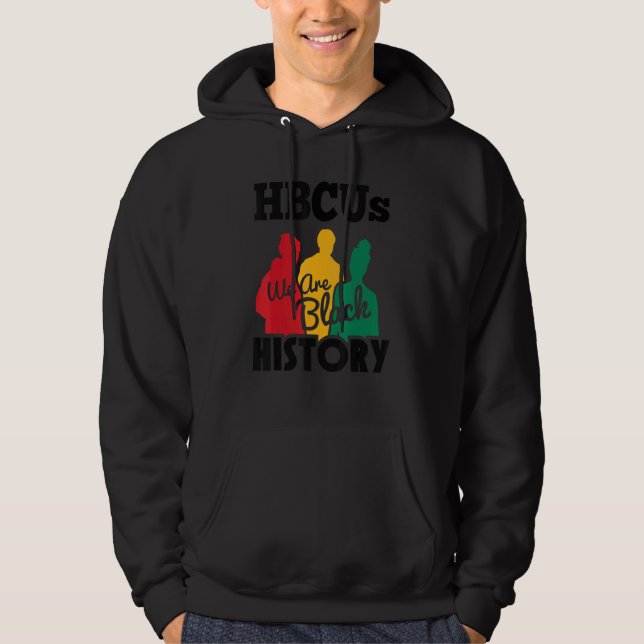 Historisch Black Uni University Hbcu Black H Hoodie (Vorderseite)