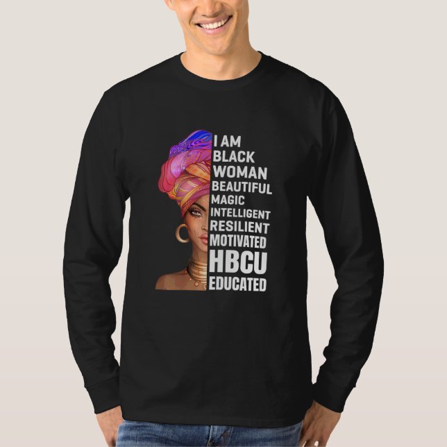 Historisch Black Uni University Student Hbcu T-Shirt (Vorderseite)