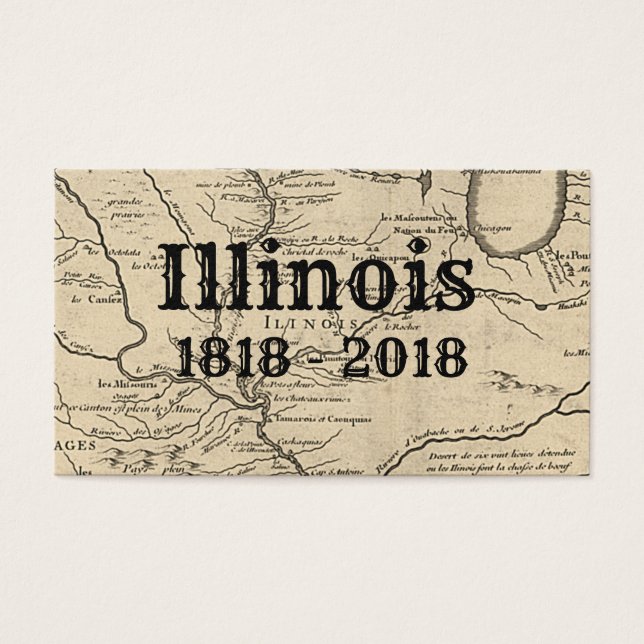 Historisch Illinois Bicentennial (Vorderseite)