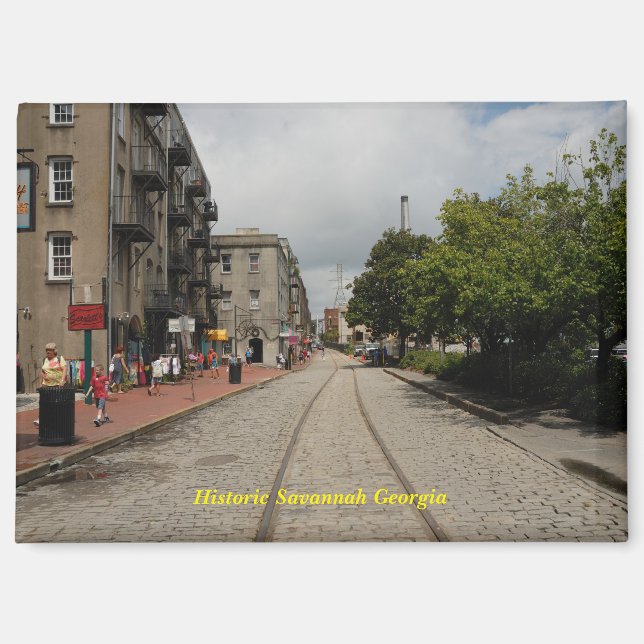 Historisch Savannah Georgia Magnet (Vorderseite)