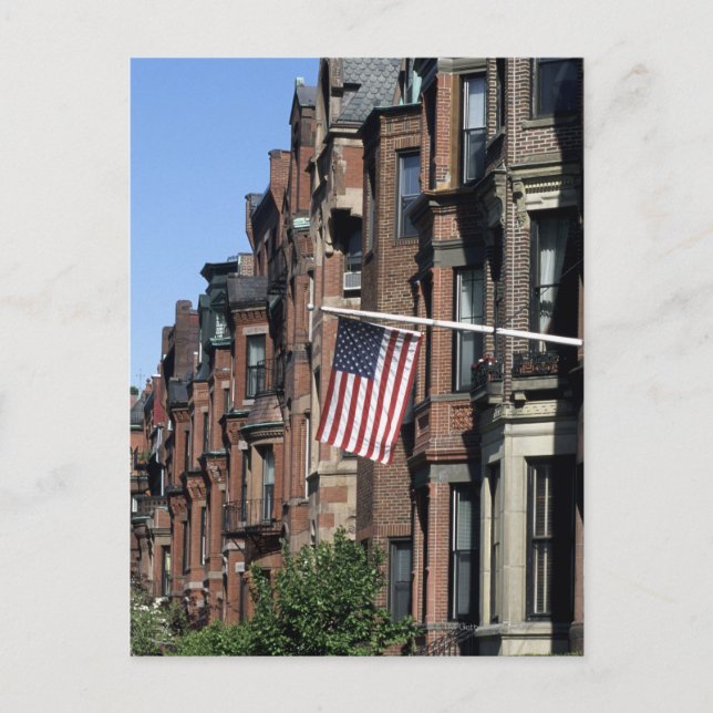 Historisch zurück Bay Area, Boston, Massachusetts Postkarte (Vorderseite)