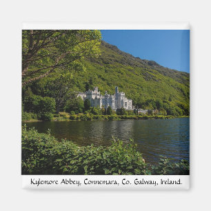 Historische Abtei Kylemore, Grafschaft Galway, Irl Magnet