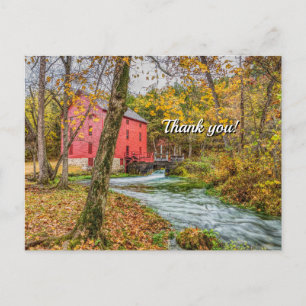 Historische Alley Mill Danke Postcard Postkarte
