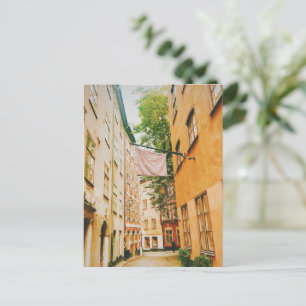Historische Altstadt, Gamla Stan, Stockholm, Schwe Feiertagspostkarte