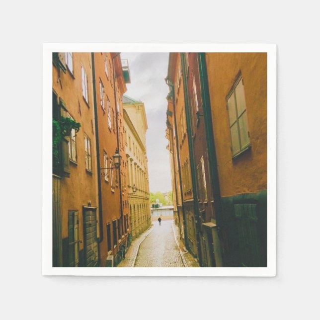 Historische Altstadt, Gamla Stan, Stockholm, Schwe Serviette (Vorderseite)