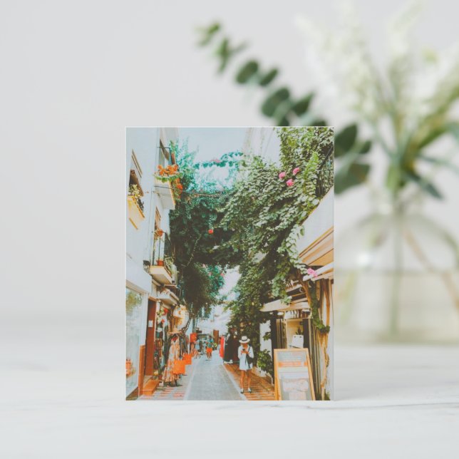 Historische Altstadt Marbella Feiertagspostkarte (Stehend Vorderseite)