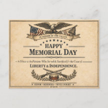 Historische amerikanische Proklamation Memorial Da