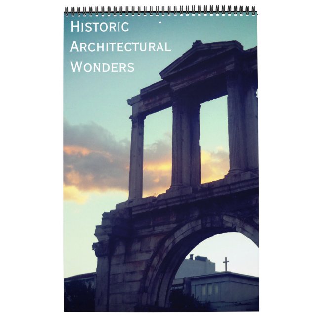 historische architektonische Wunder Kalender (Titelbild)