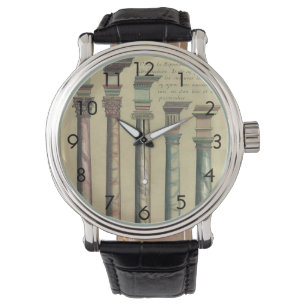 Historische Architektur, die 5 Architektur-Ordnung Armbanduhr