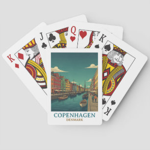 Historische Architektur in Kopenhagen Dänemark Vin Spielkarten