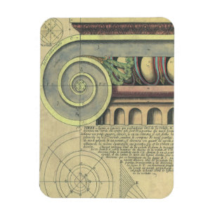 Historische Architektur; Kapitellvolute von Vignol Magnet