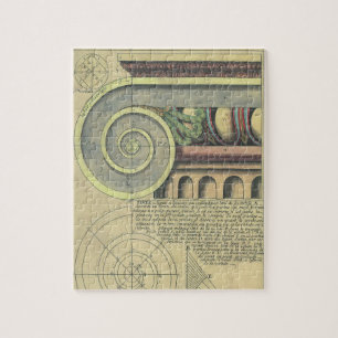 Historische Architektur; Kapitellvolute von Vignol Puzzle