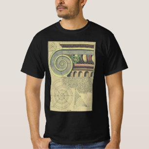 Historische Architektur; Kapitellvolute von Vignol T-Shirt