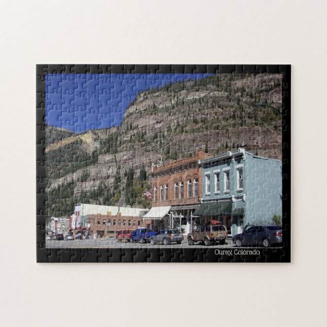 Historische Bergstadt Ouray Colorado Puzzle (Horizontal)