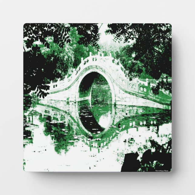 Historische Bridge Plaque Fotoplatte (Vorderseite)