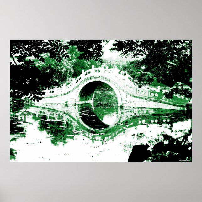 Historische Bridge Print Poster (Vorne)